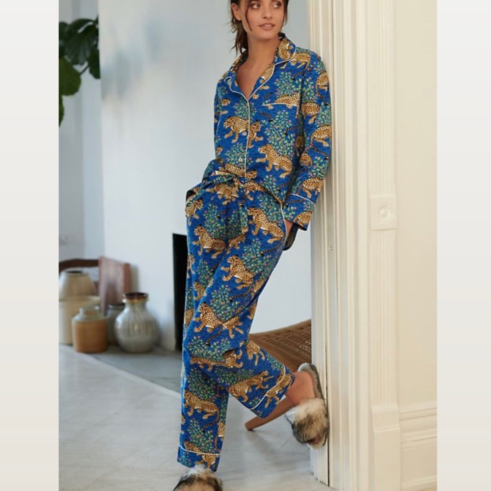 Printfresh Bagheera Sapphire Leopards Pajama Set